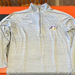 Under Armour Ashland University Eagles Softball Grey Quarterzip. Size XL.
